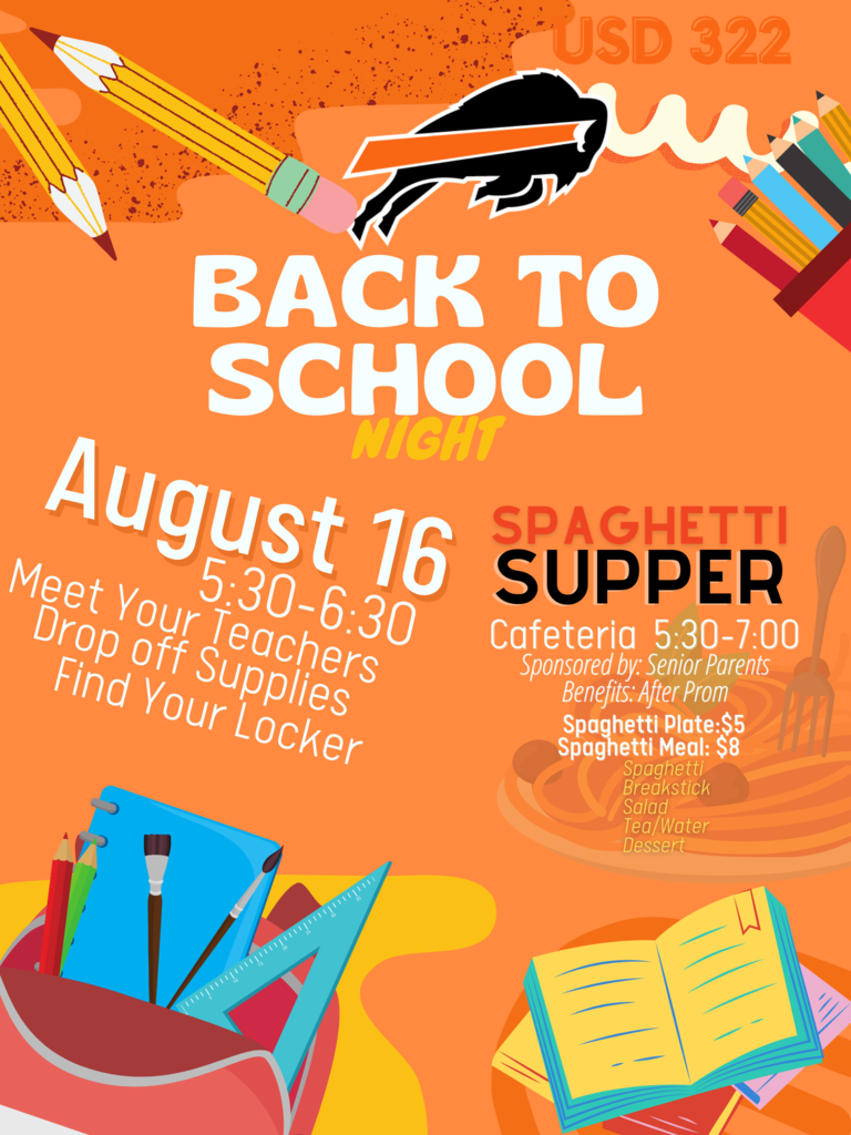 Back to School: August 16 from 5:30-6:30